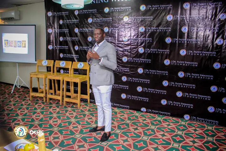 Participants at a hotel session of An Evening with Dr Paddy