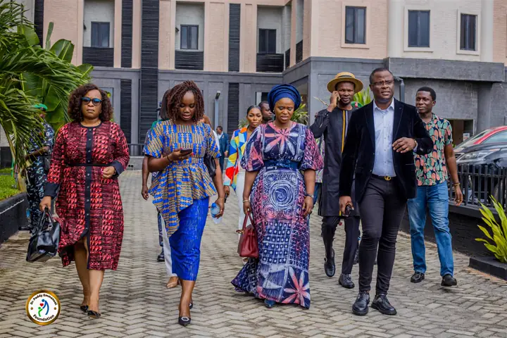 Guests arriving at the venue