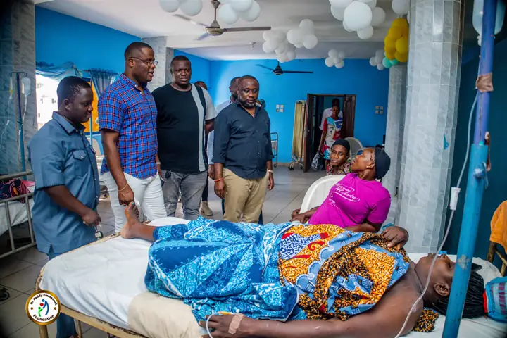 Visiting a ward during surgical outreach